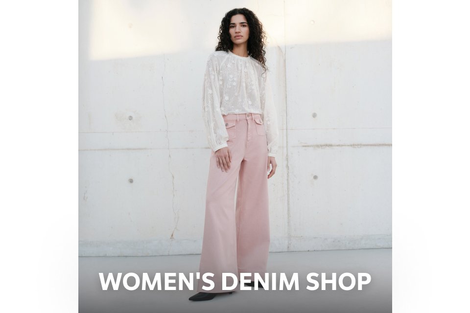 Women's denim shop.