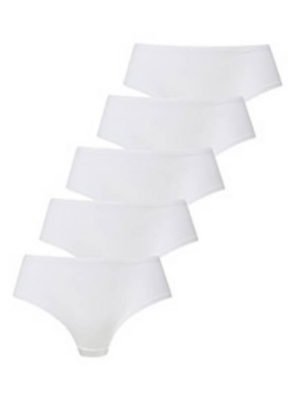 buy-white-plain-short-knickers-5-pack-20-knickers-argos