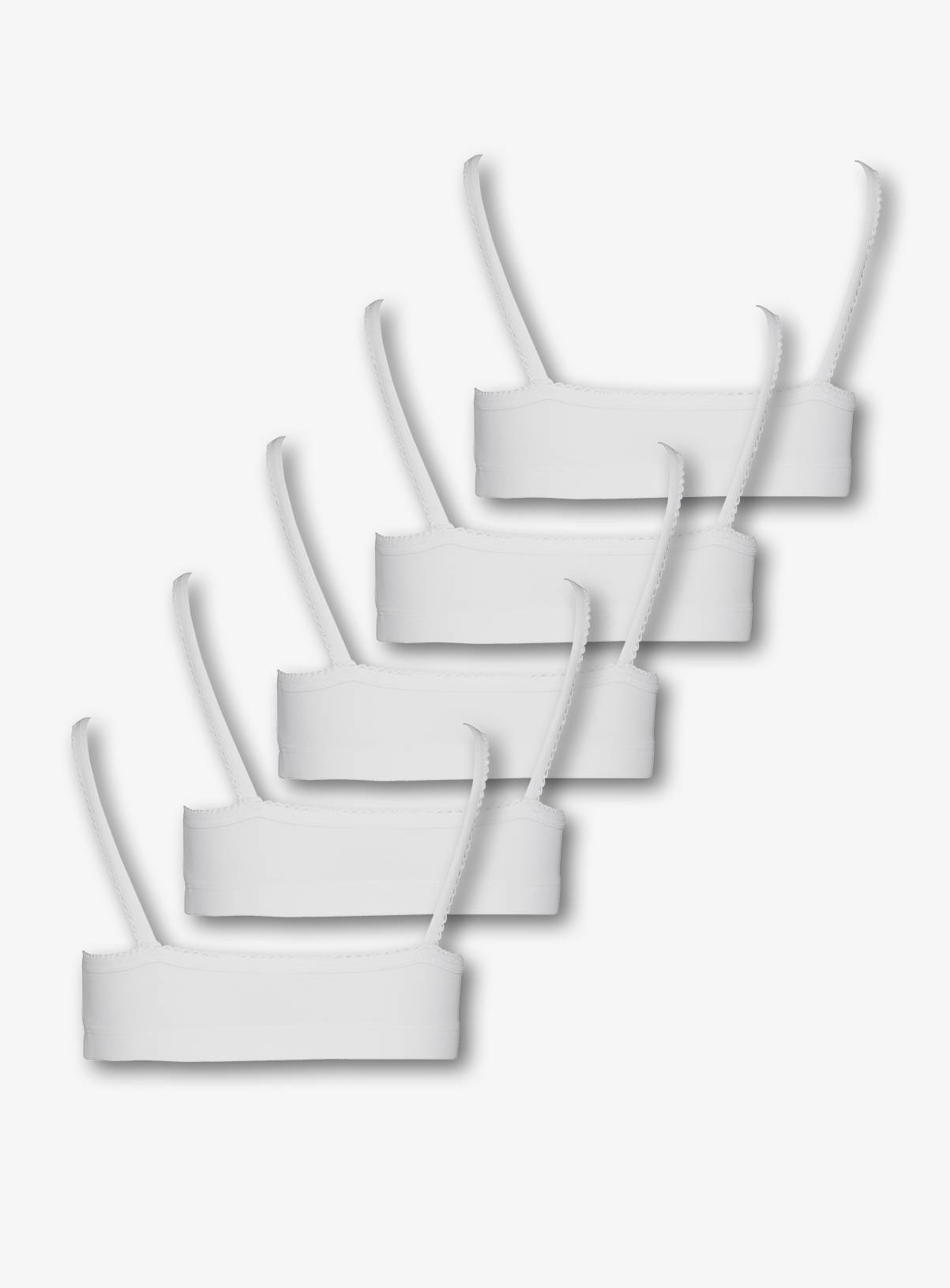 SKU CTY OG 5PK CROP TOPS:White:10-11 years - Image 3