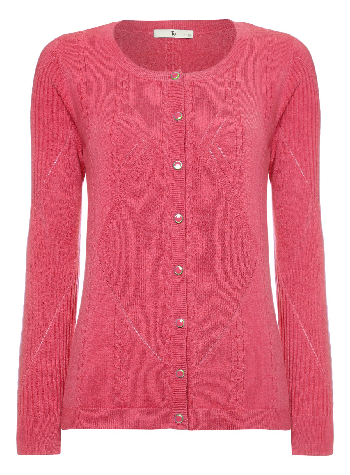pink soft cardigan