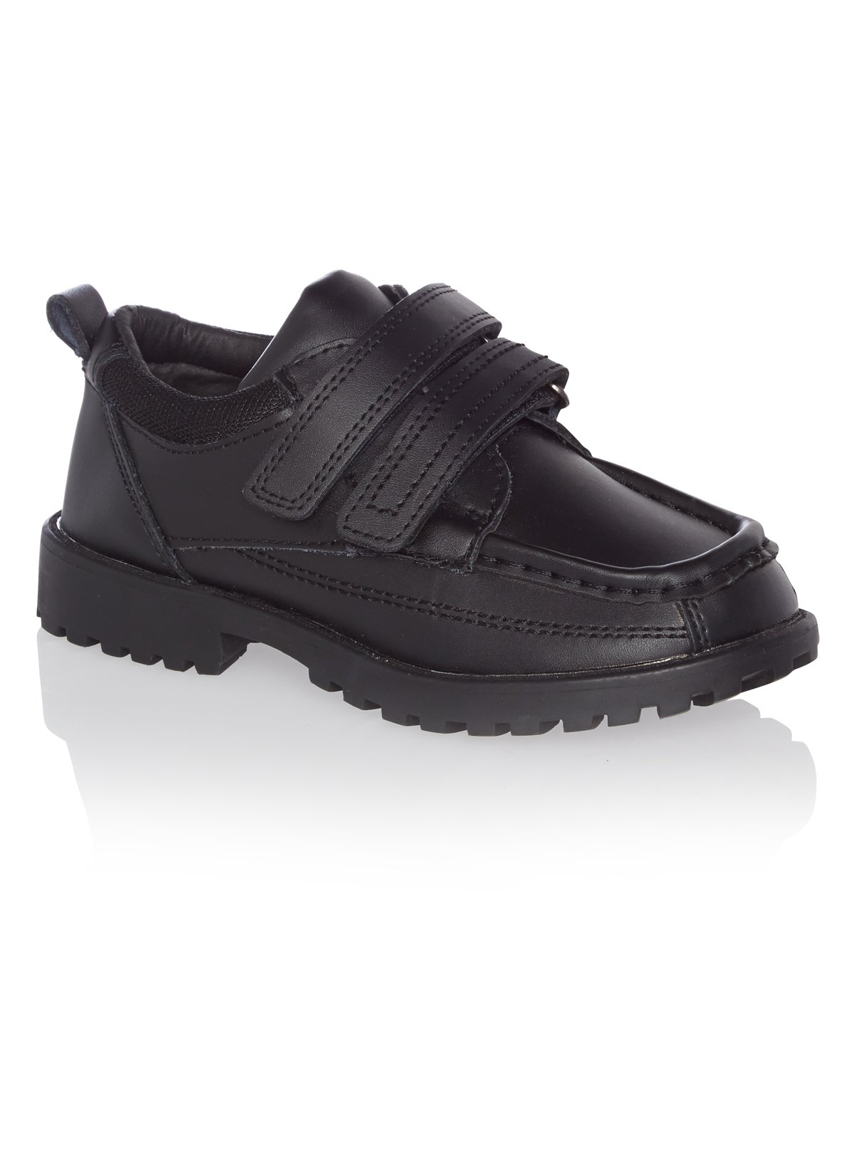 boys black velcro shoes