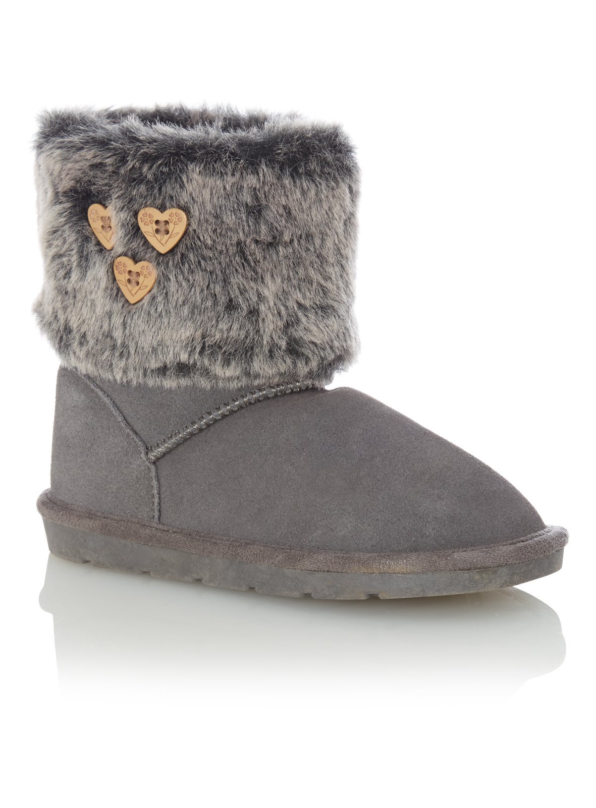 girls grey boots