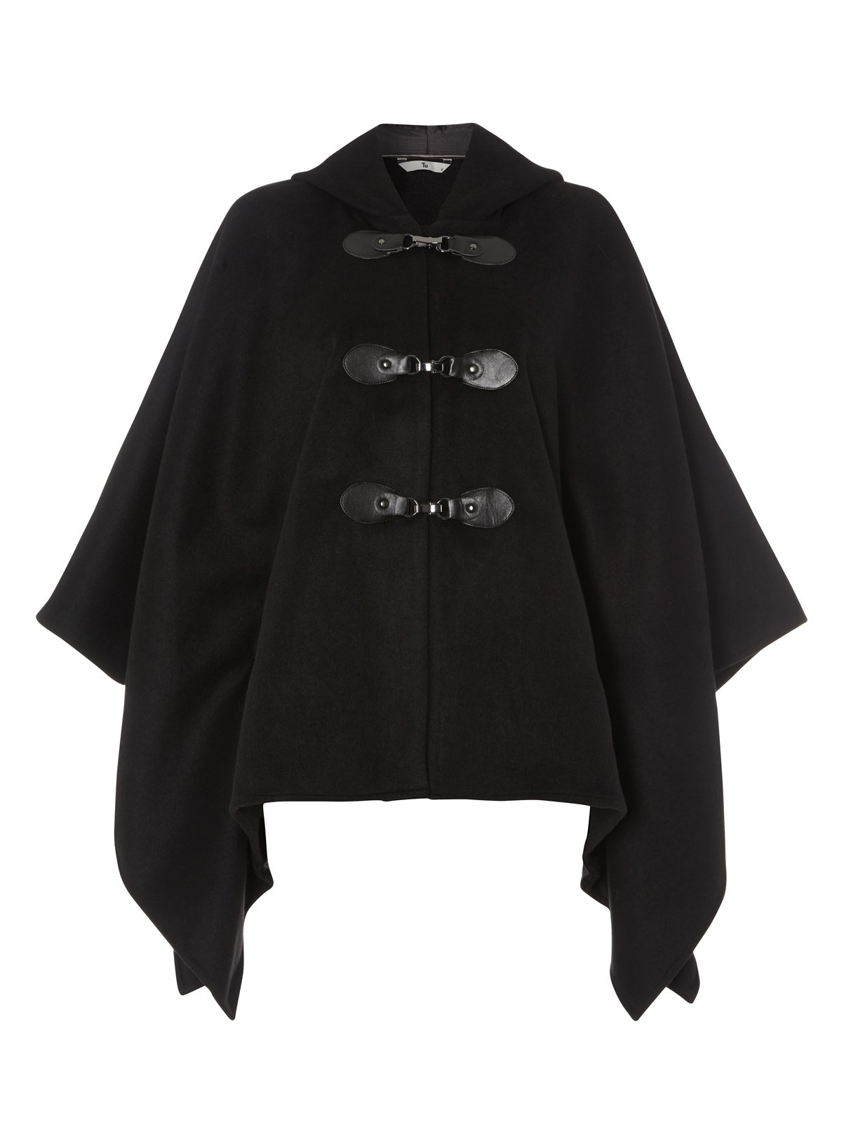 black cape coat