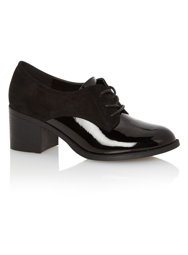 lace up shoes with block heel