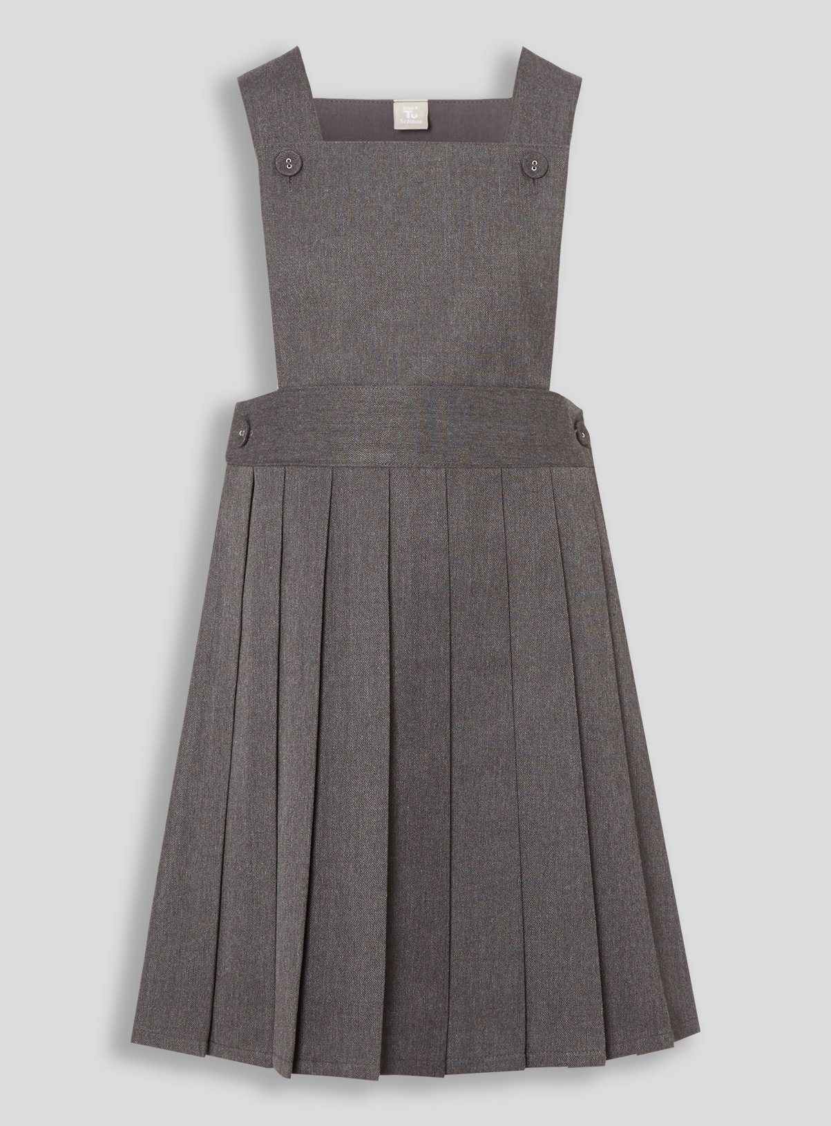 Grey Tabard Pinafore 6 years