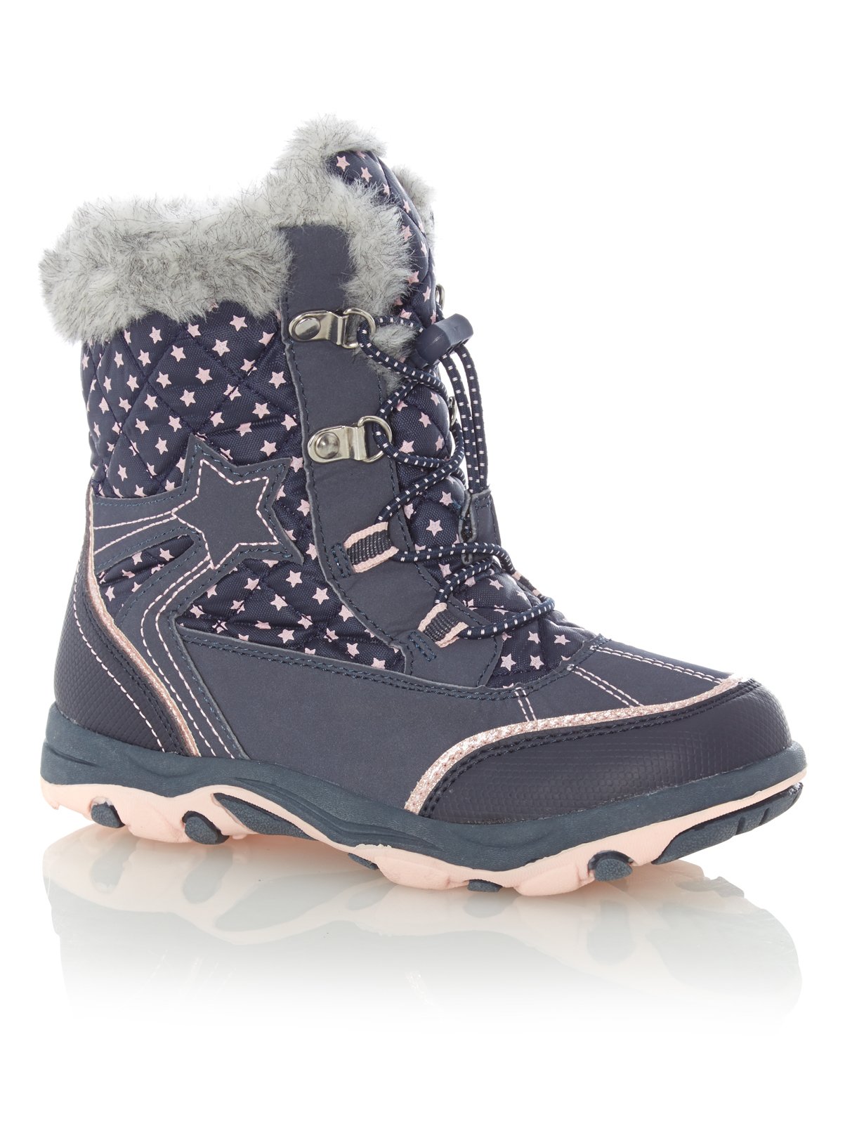 girls navy boots