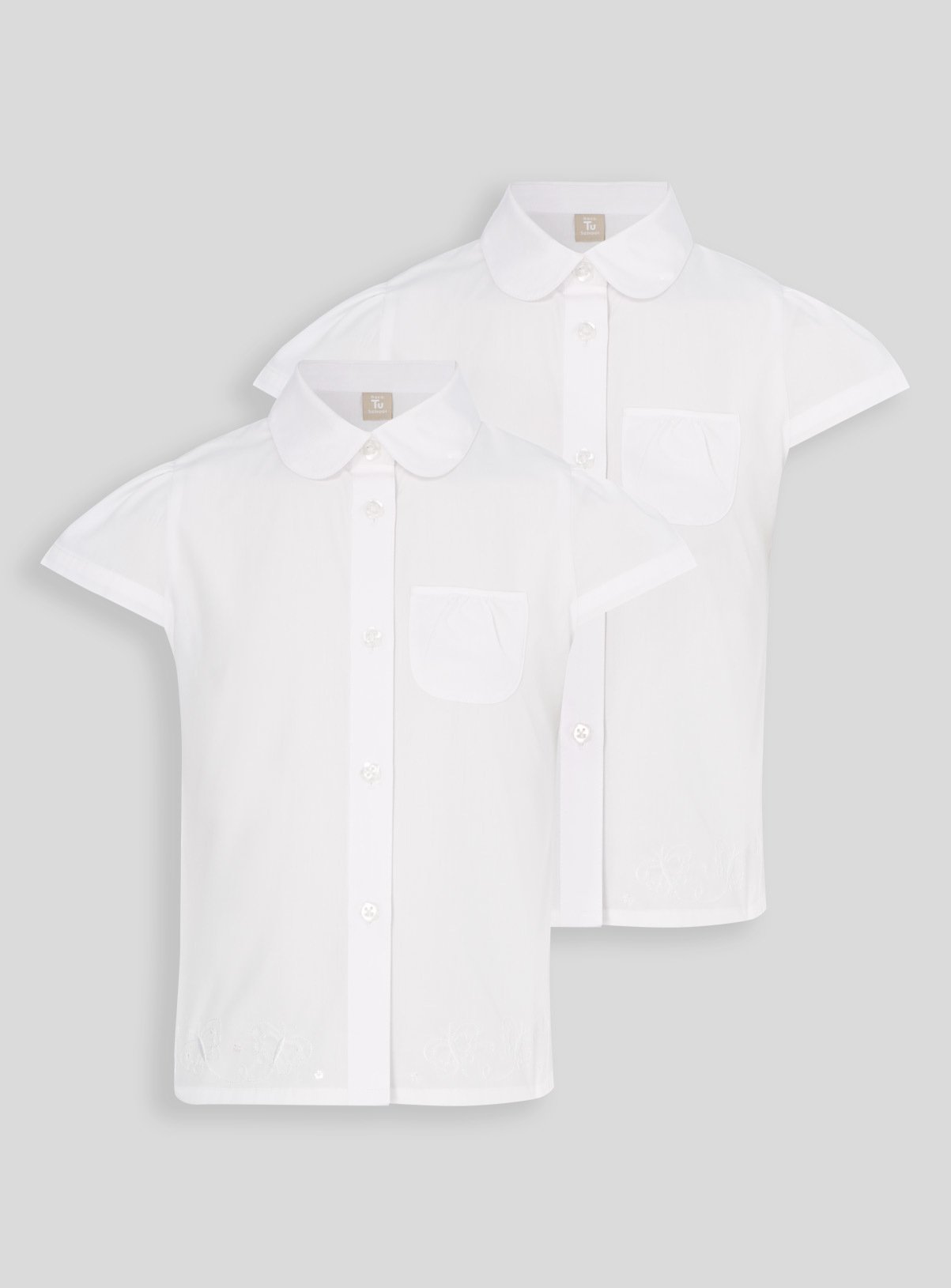 White Embroidered Blouses 2 Pack Review