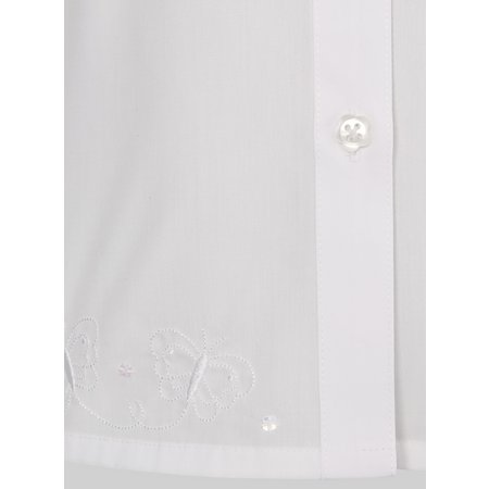 White Embroidered Blouses 2 Pack - 8 years