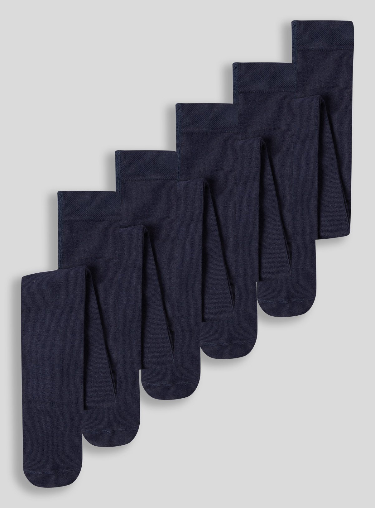 Navy Supersoft Tights 5 Pack Review