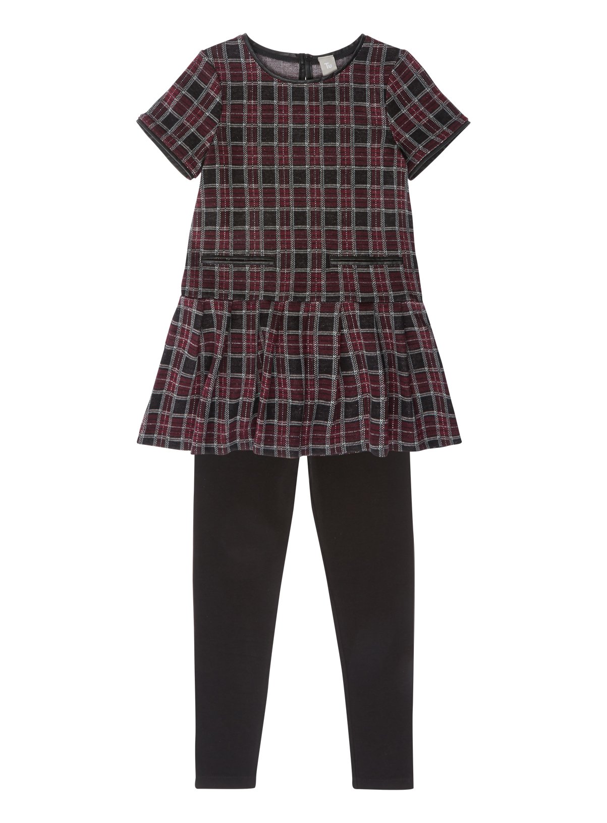 girls tartan dress next