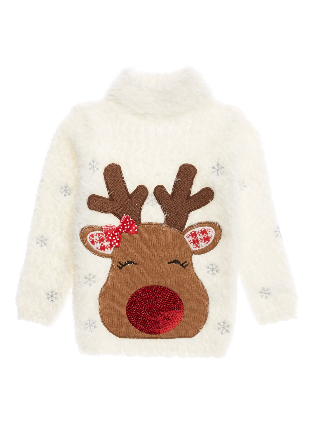 fluffy girls jumper