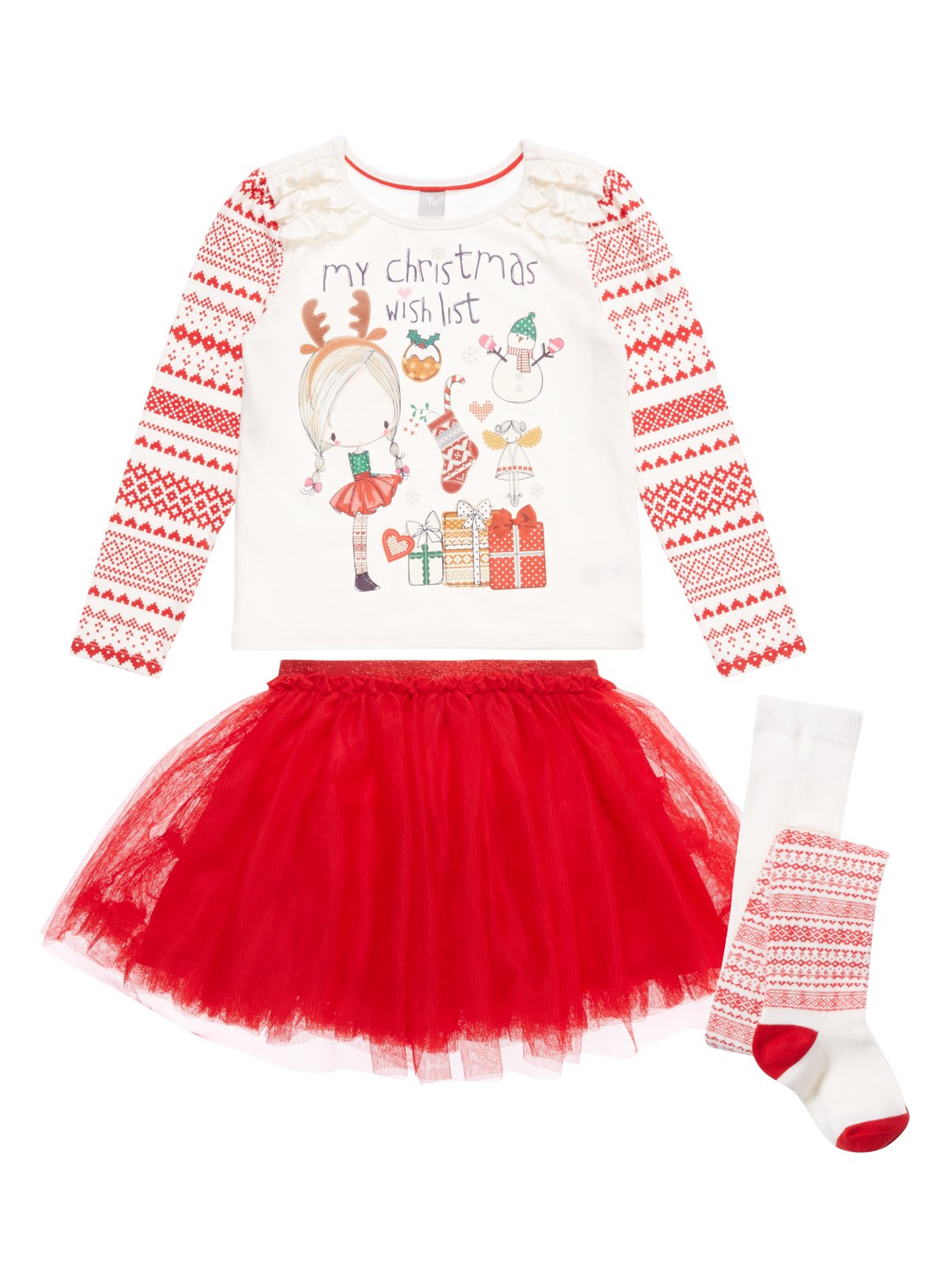 red christmas tutu
