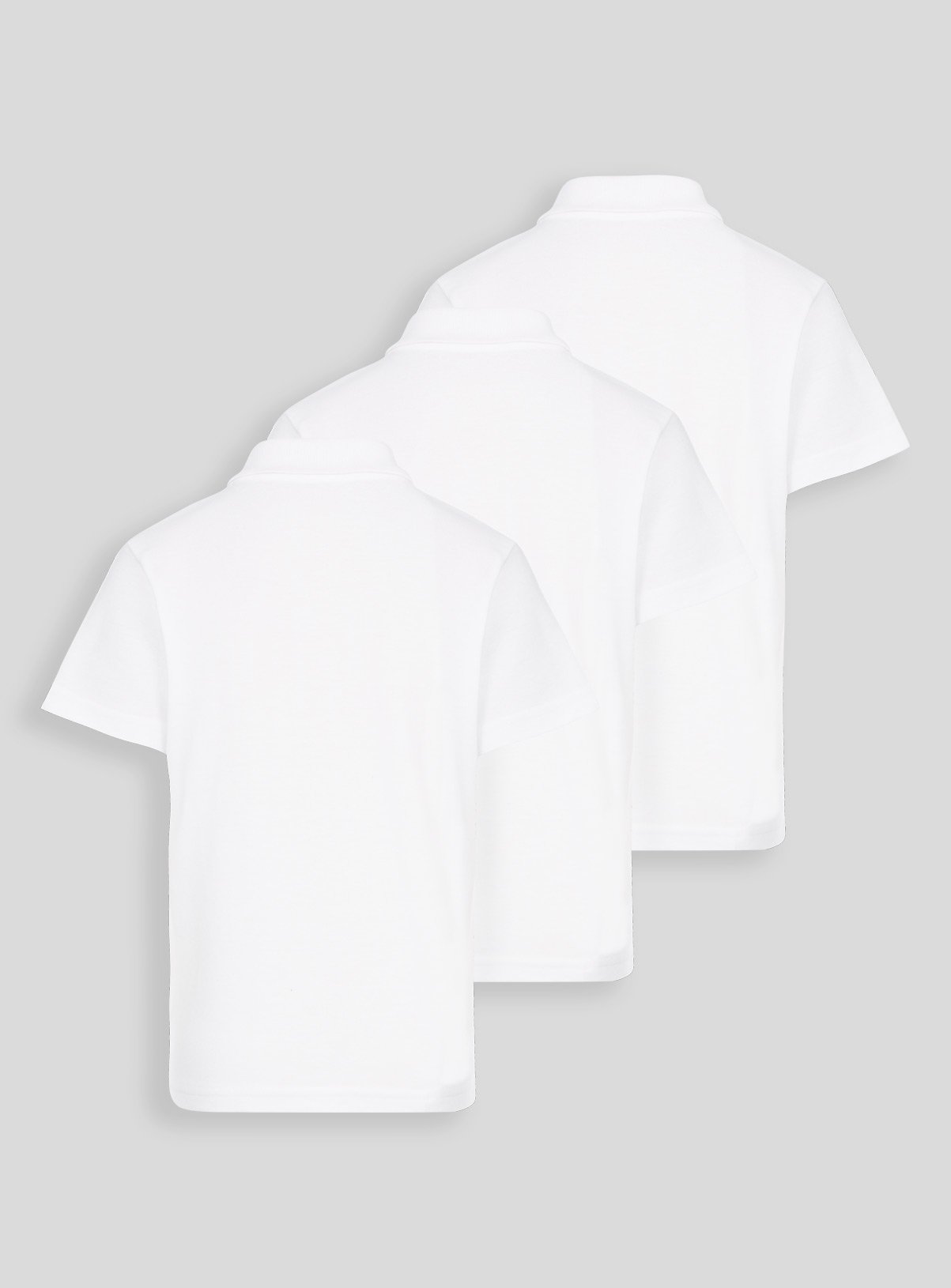 White Unisex Polo Shirts 3 Pack Review