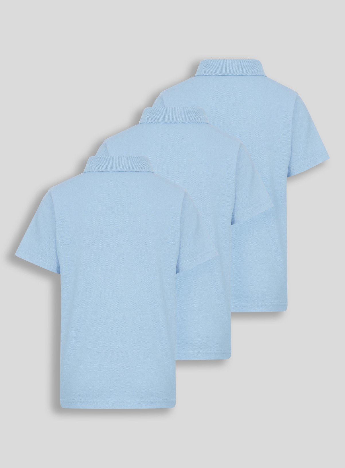 Light Blue Unisex Polo Shirts 3 Pack Review