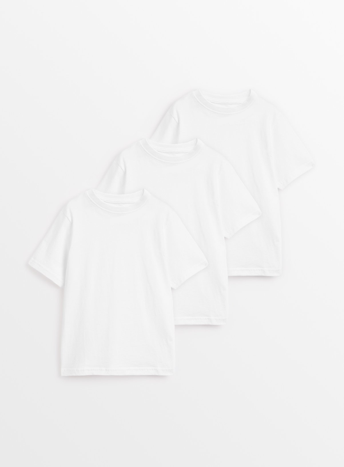 white crew neck t shirt