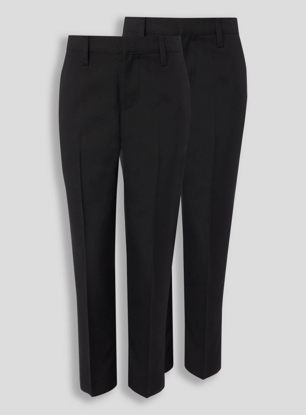 Black Reinforced Knee Trousers 2 Pack 3 years - Image 1