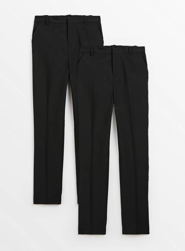 Black Trousers 2 Pack 14 years