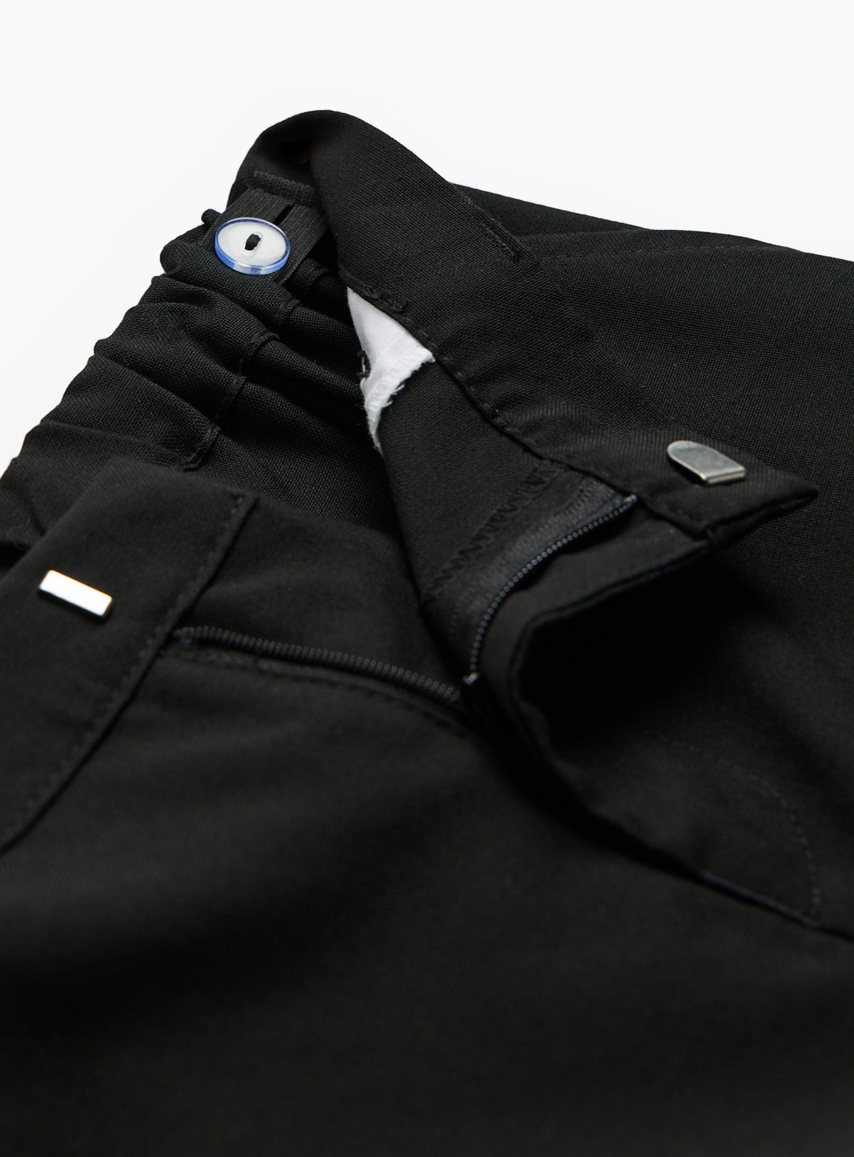 Black Polyester Perfect Crease Reinforced Knee Trousers 2 Pack 11 years - Image 5 thumbnail