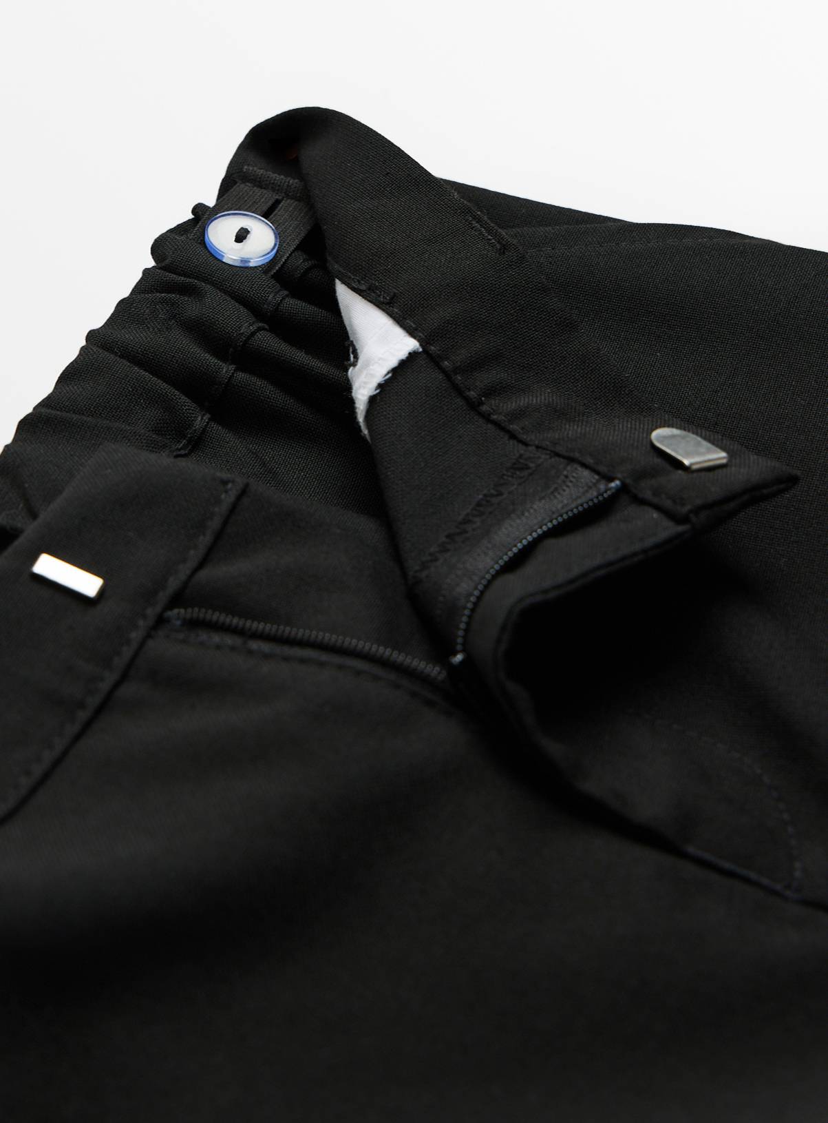 2 Pack Black Trousers Longer Leg 16 years - Image 2