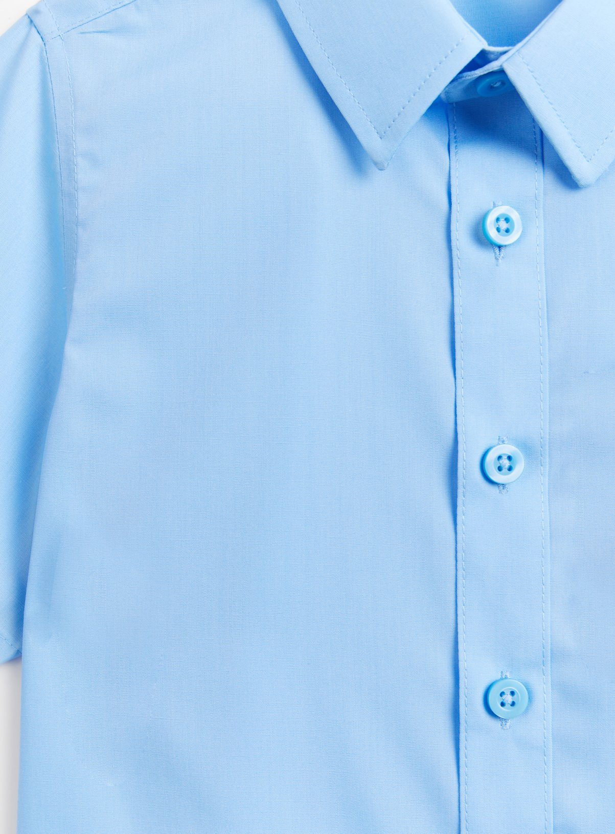 3 Pack Unisex Blue Short Sleeve Shirts 10 years - Image 3 thumbnail