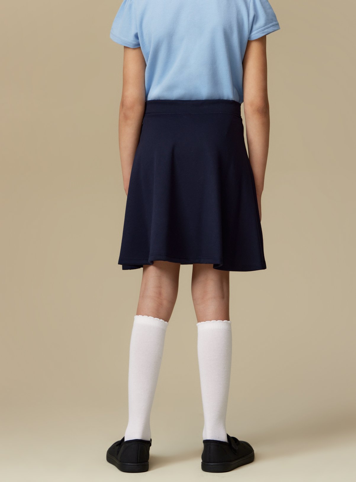 2 Pack Navy Jersey Skater Skirts 6 years - Image 5 thumbnail