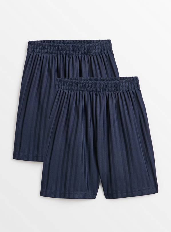 Navy Football Shorts 2 Pack 11 years