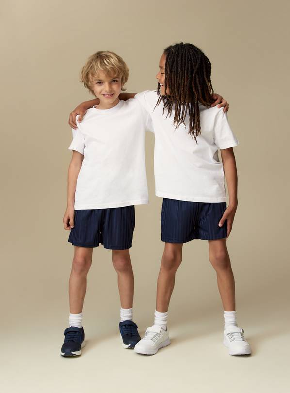 Boys navy best sale pe shorts