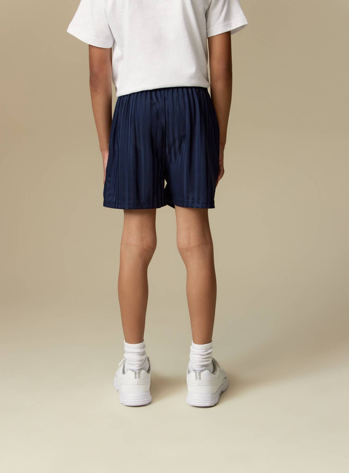 Navy Polyester Football Shorts 2 Pack 12 years - Image 6