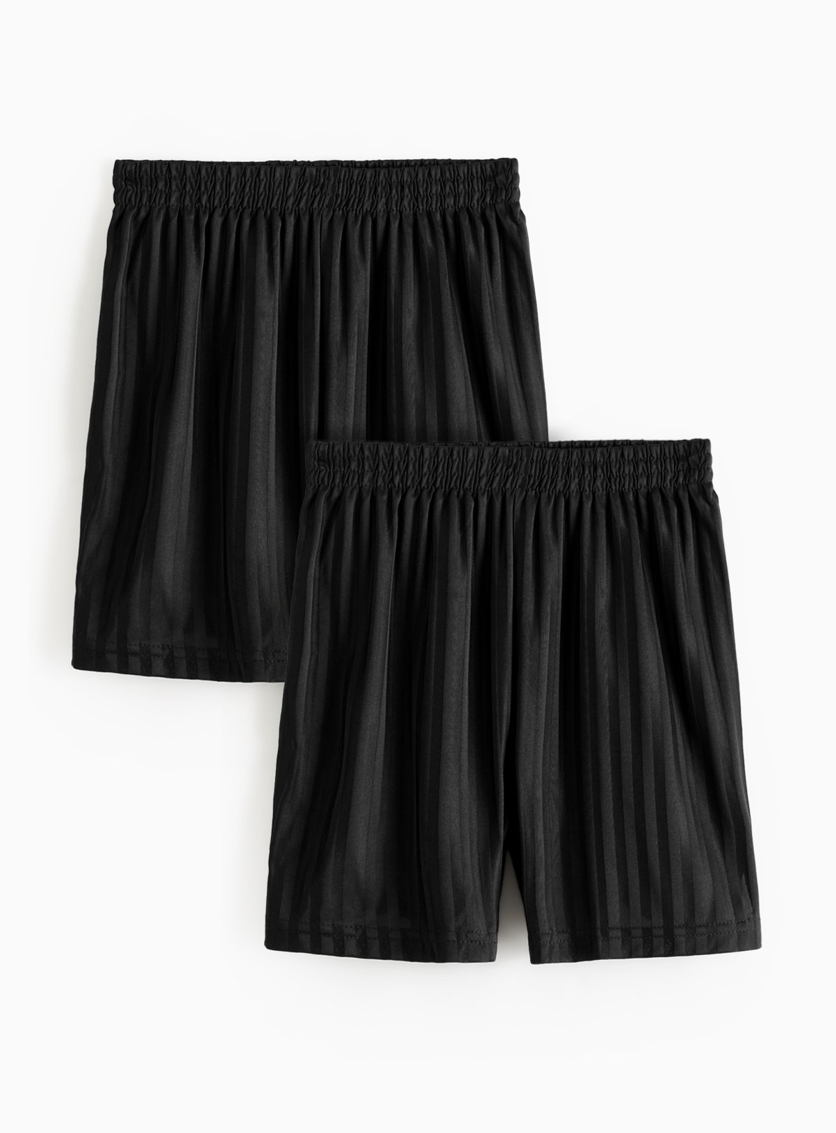 2 Pack Black Football Shorts 10 years - Image 2 thumbnail