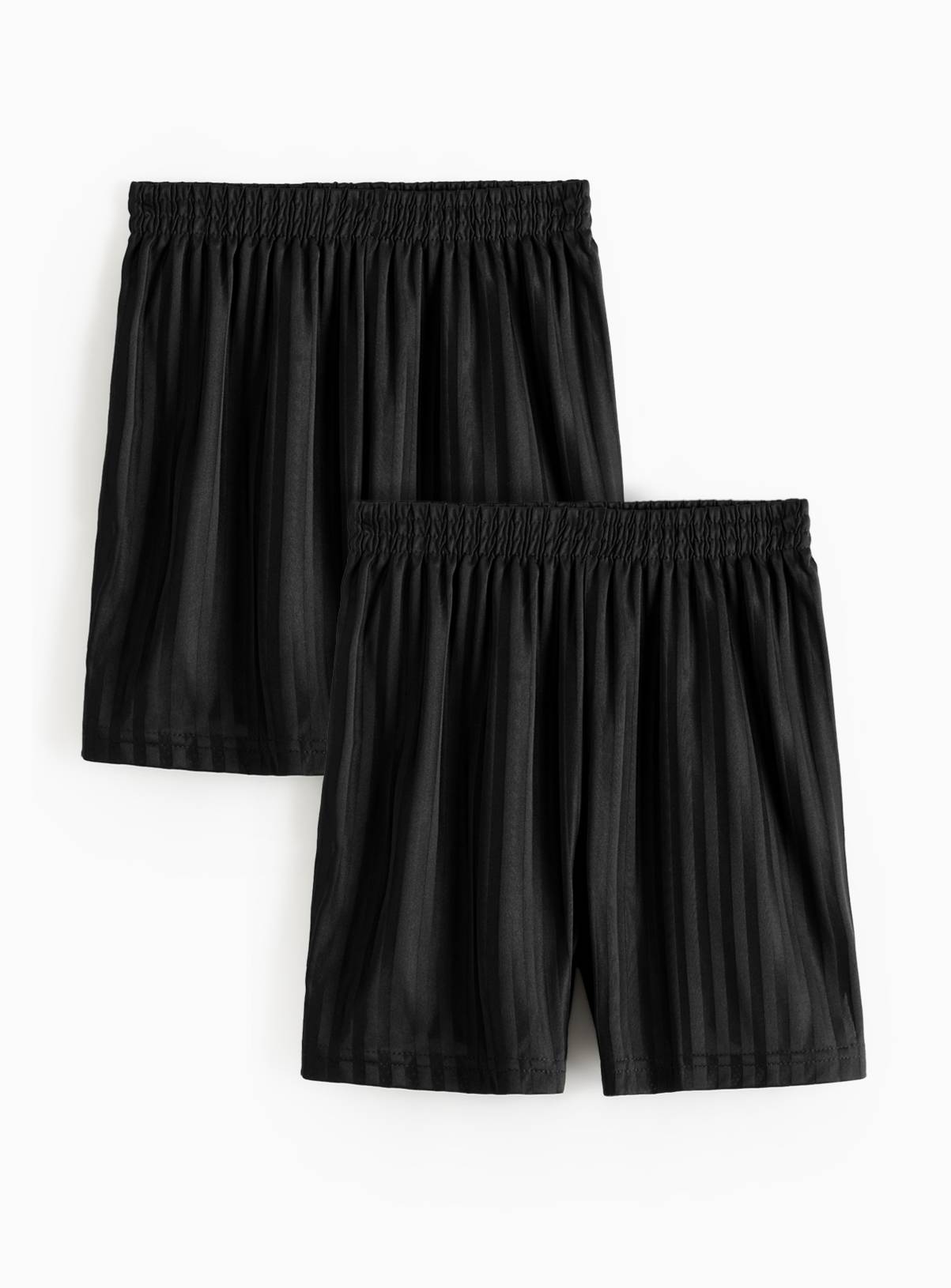 2 Pack Black Football Shorts 10 years - Image 2