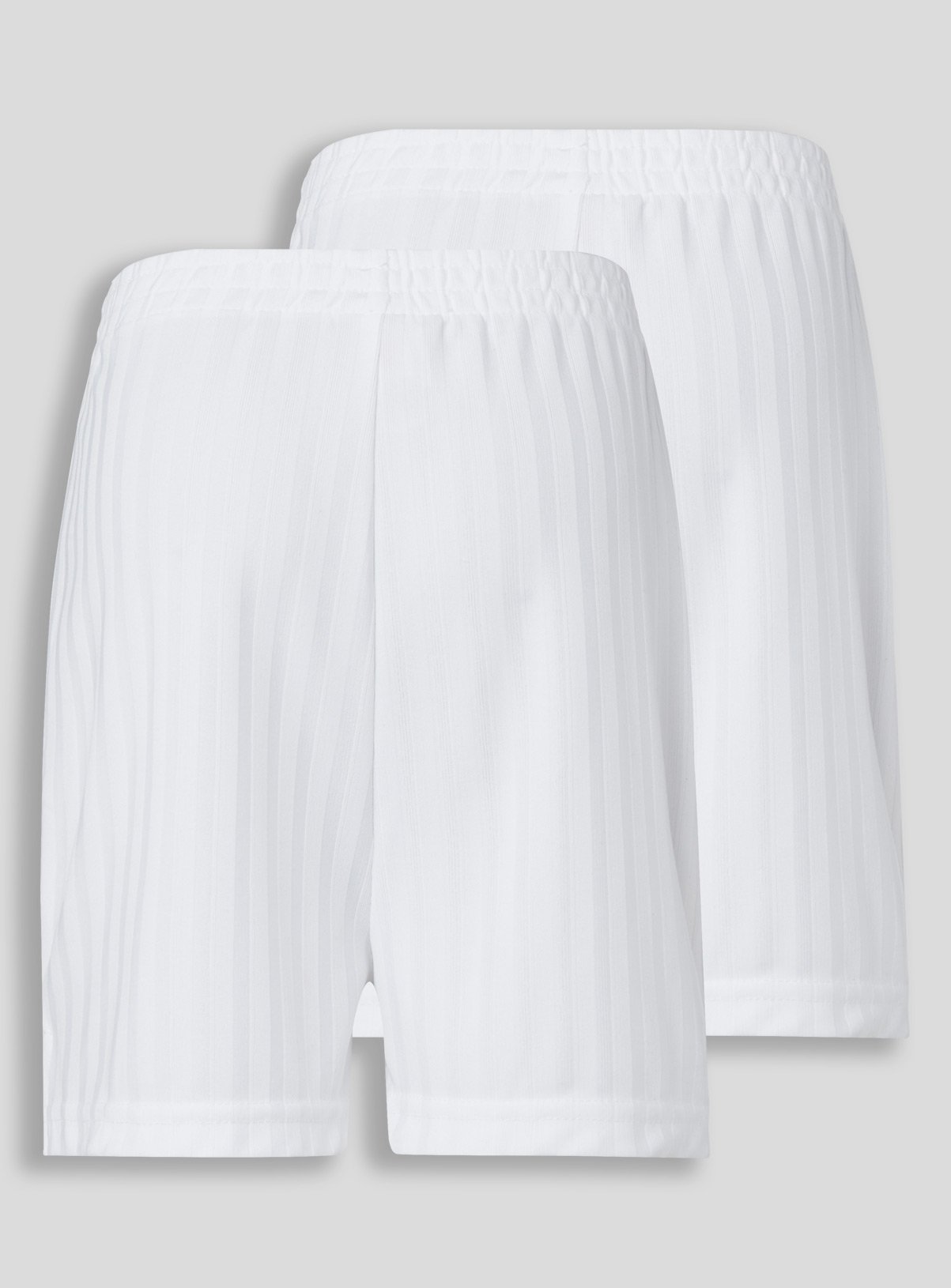 2 Pack White Football Shorts 7 years - Image 2 thumbnail