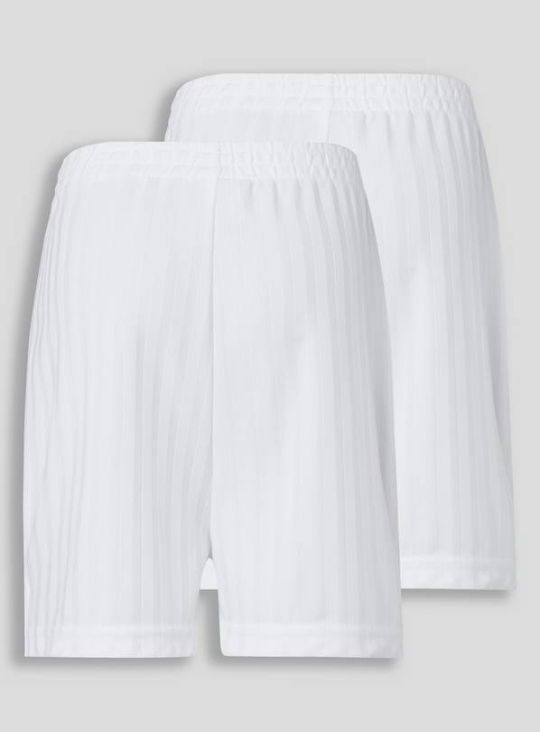 Plain white sale football shorts