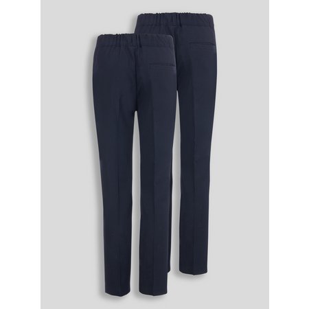 Navy Woven Trousers 2 Pack - 6 years