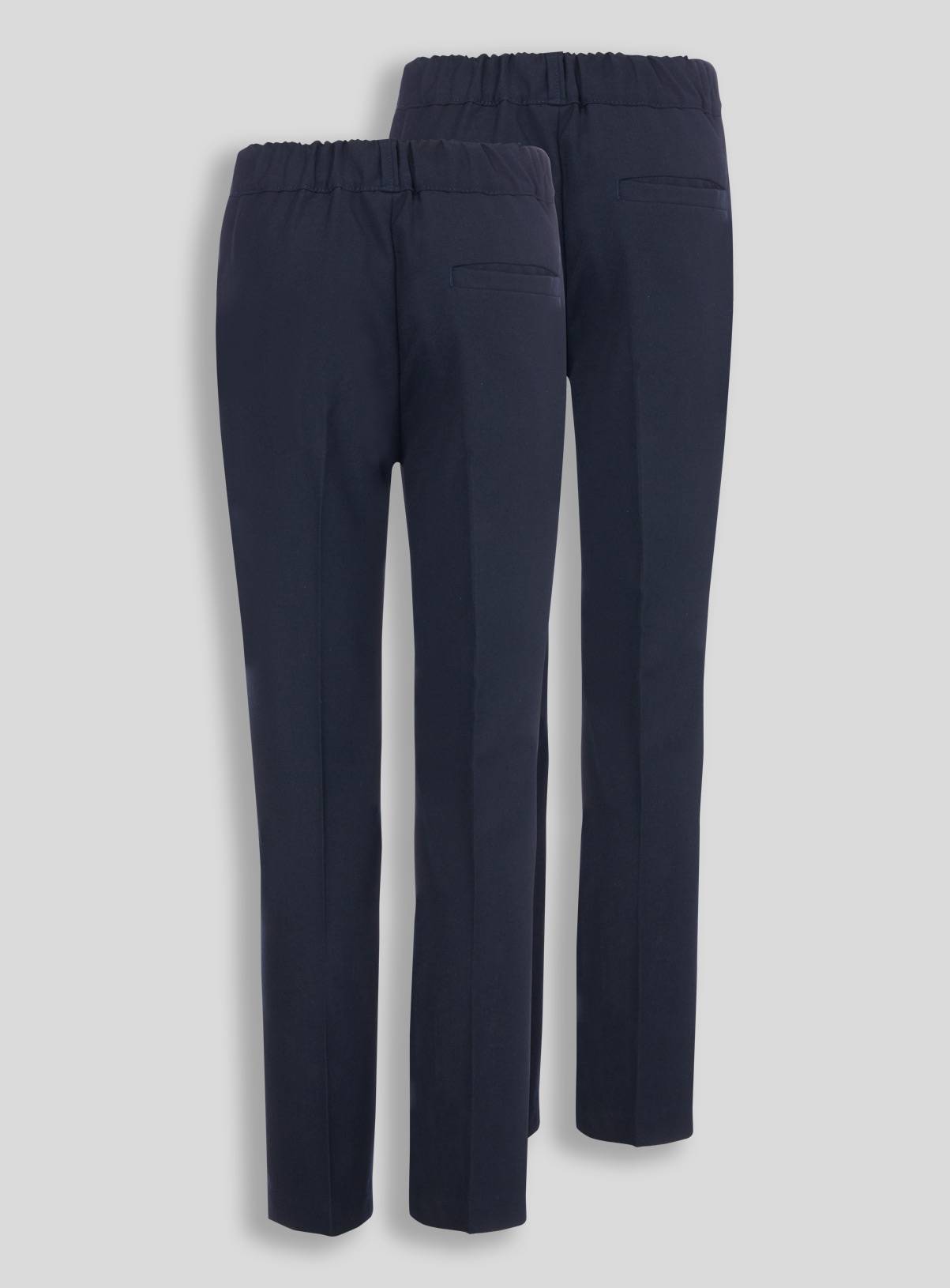 Navy Woven Trousers 2 Pack 5 years - Image 2