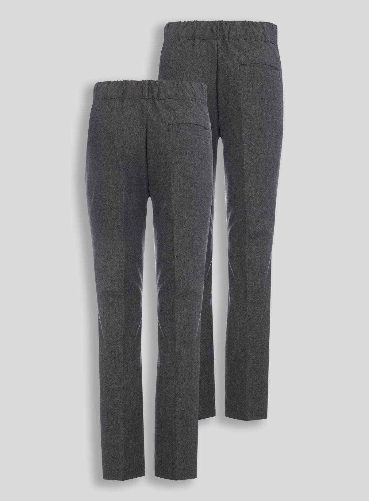 Grey Plus Fit Trousers 2 Pack 5 years - Image 2