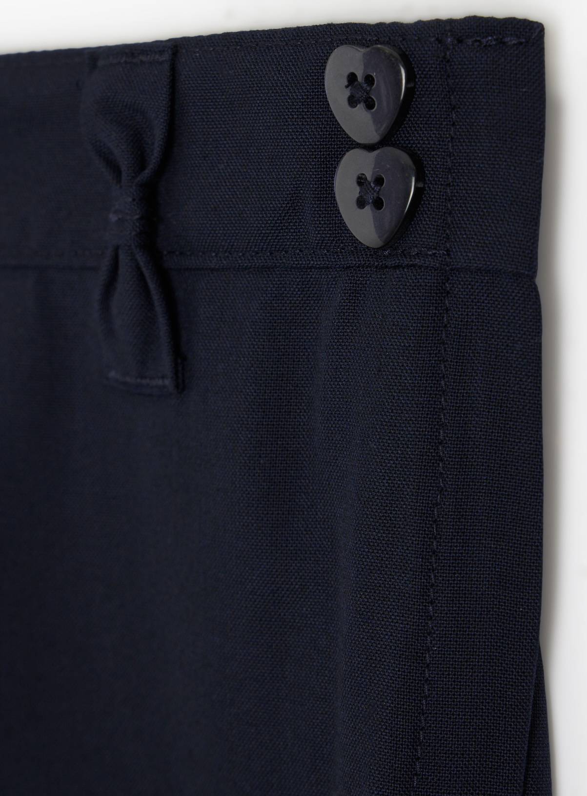 2 Pack Navy Woven Trousers 12 years - Image 2