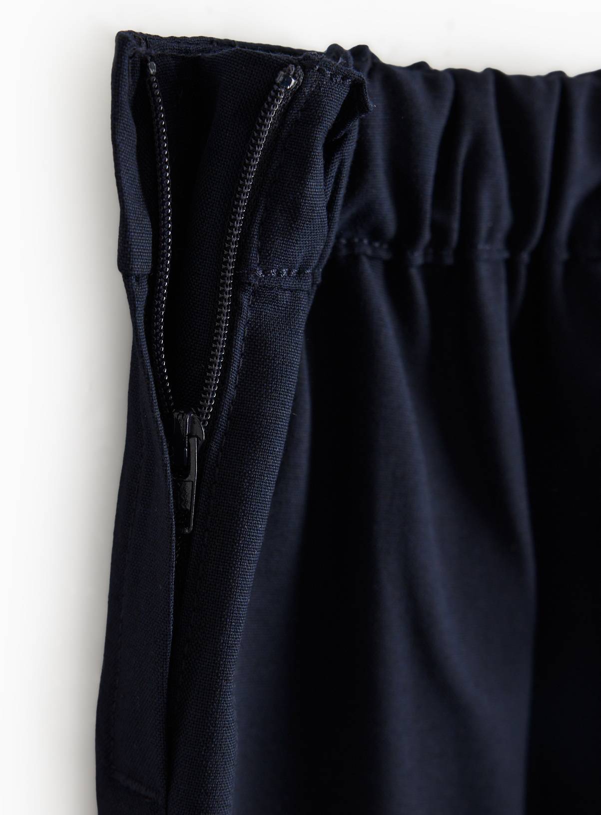2 Pack Navy Woven Trousers 12 years - Image 3