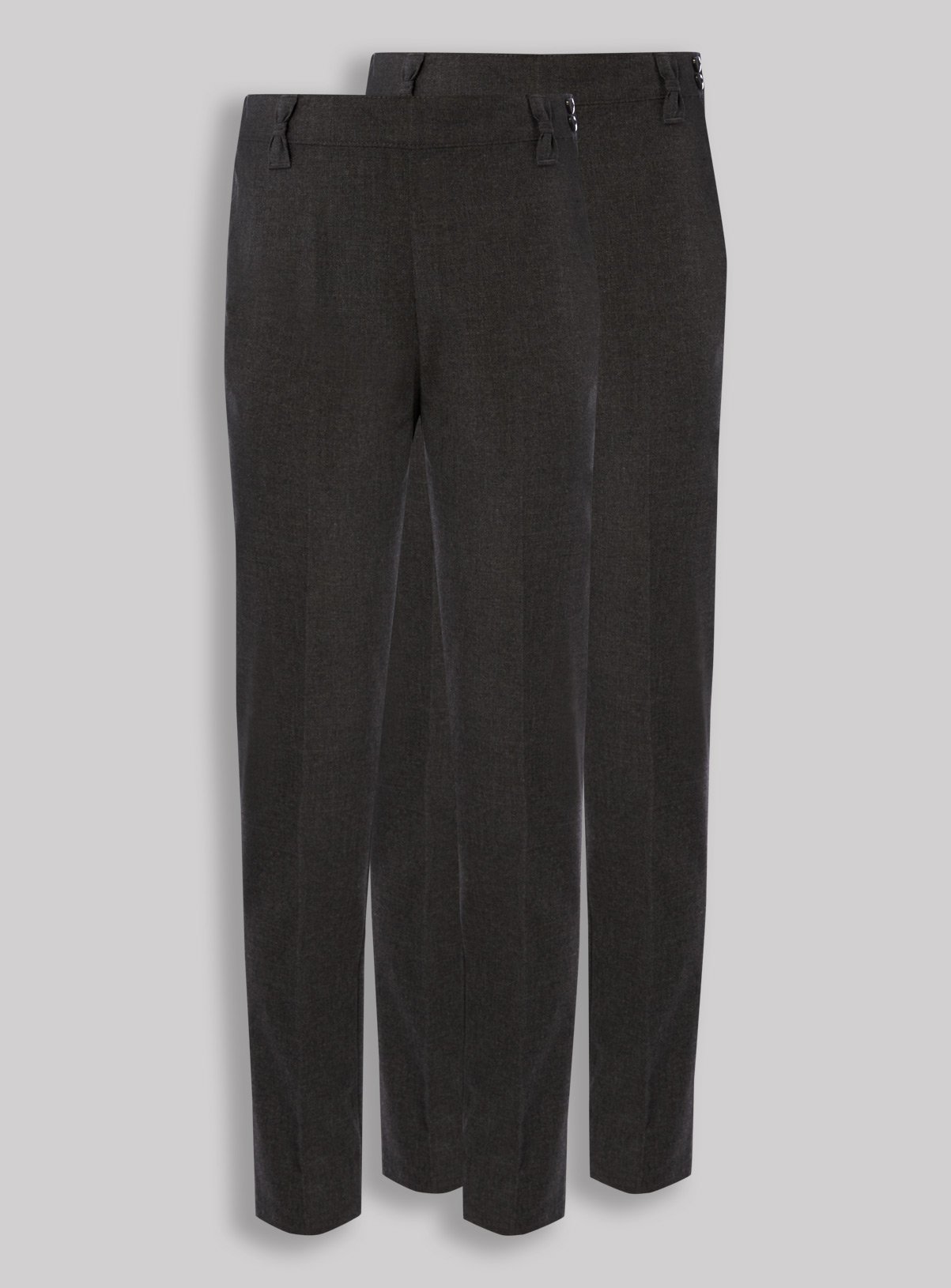 long length skinny black trousers