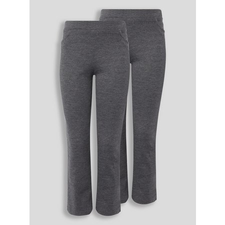 Grey Jersey Trousers 2 Pack - 3 years
