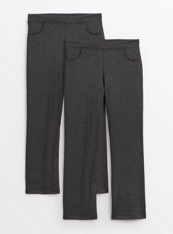 Tight grey store school trousers