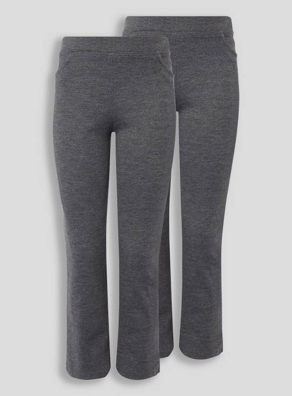 Grey Jersey Trousers 2 Pack - 10 years