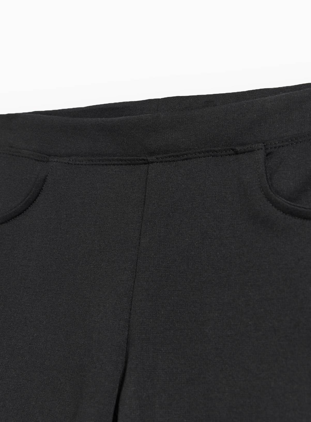 2 Pack Black Jersey Trousers 3 years - Image 2