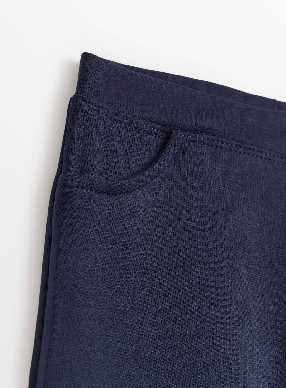 2 Pack Navy Jersey Trousers 7 years - Image 2