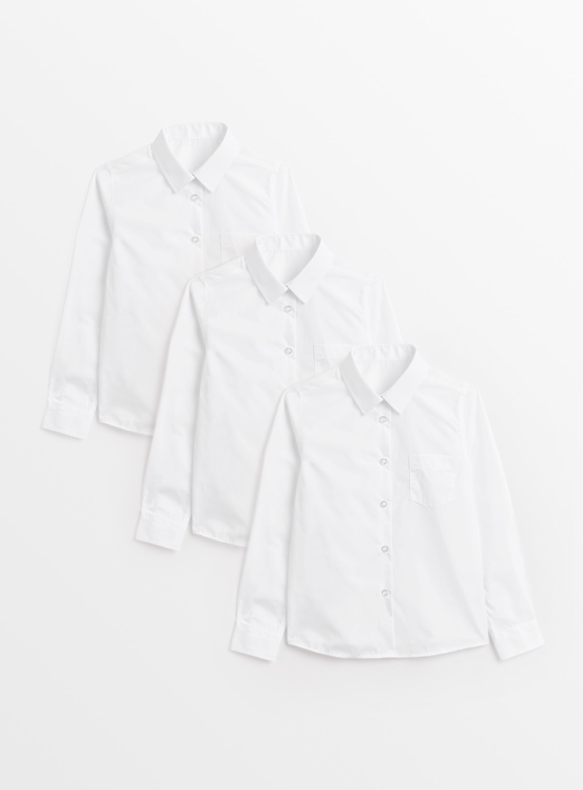 White Non Iron Long Sleeve Shirts 3 Pack Review