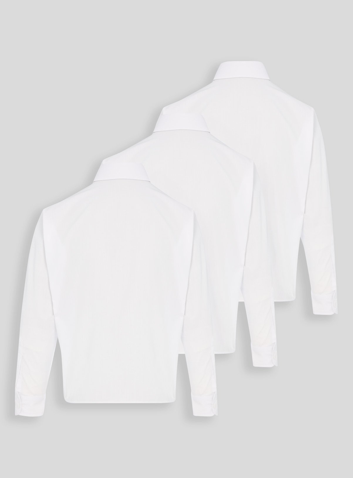 White Stain Resistant School Shirts 3 Pack 3 years - Image 2 thumbnail