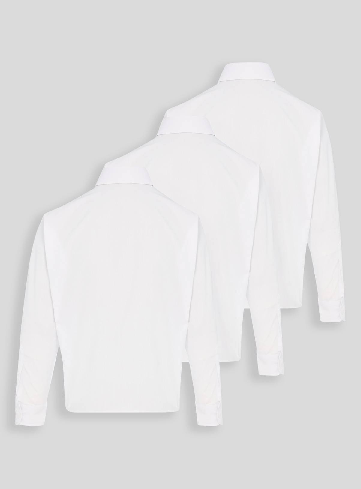 White Stain Resistant School Shirts 3 Pack 3 years - Image 2
