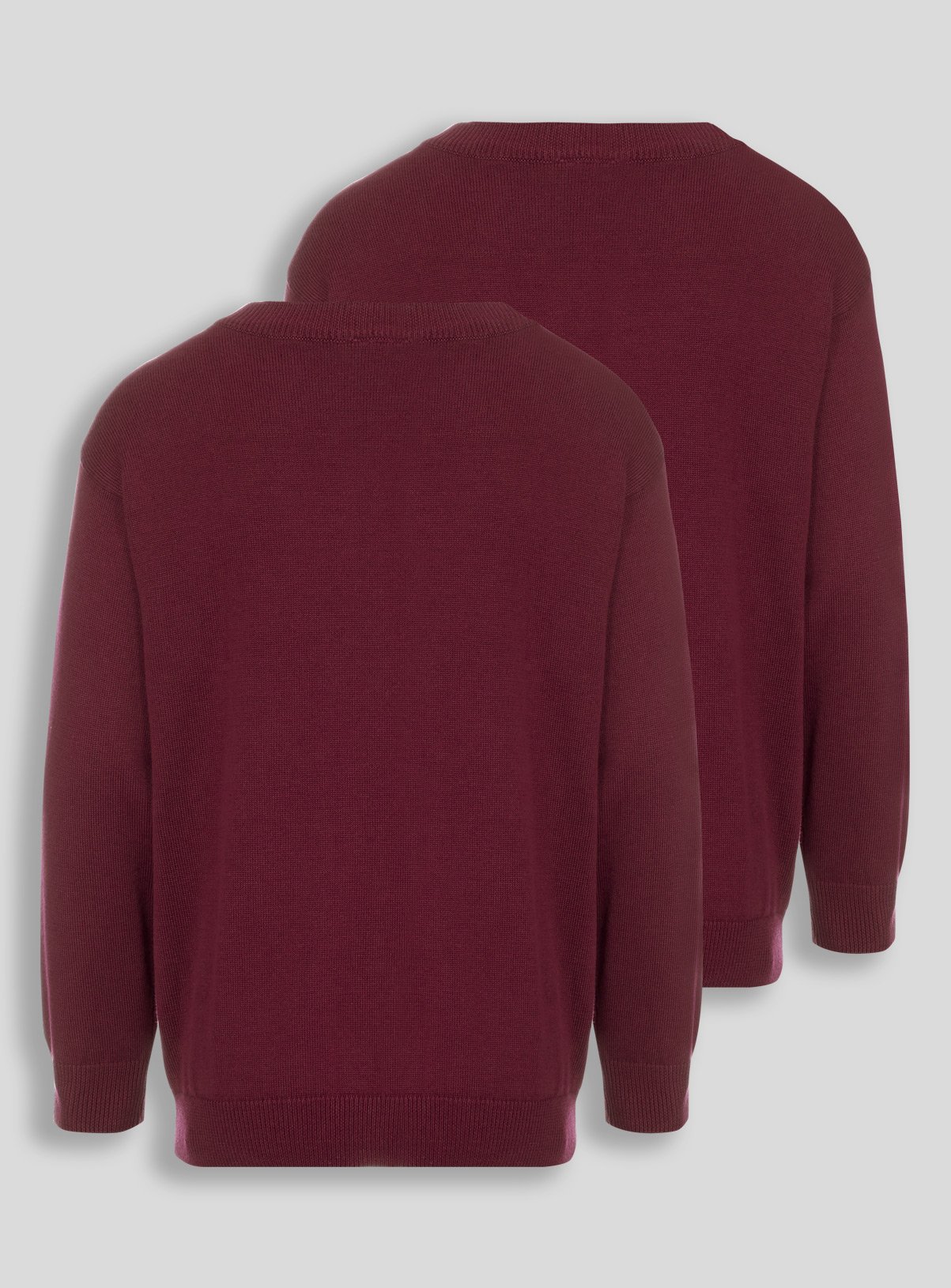 Dark Red V-Neck Jumpers 2 Pack Review