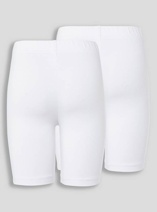 White womens on sale biker shorts