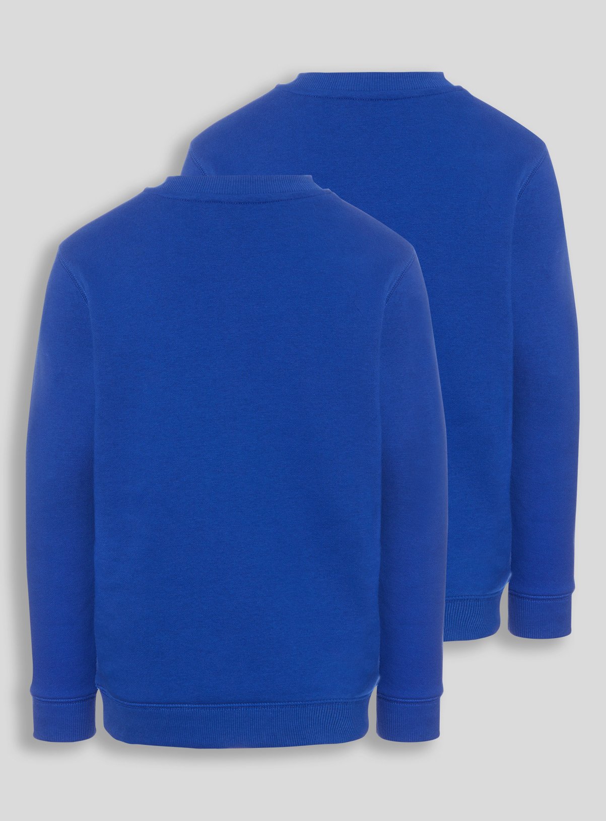 2 Pack Blue Crew Neck Sweatshirts 5 years - Image 2 thumbnail