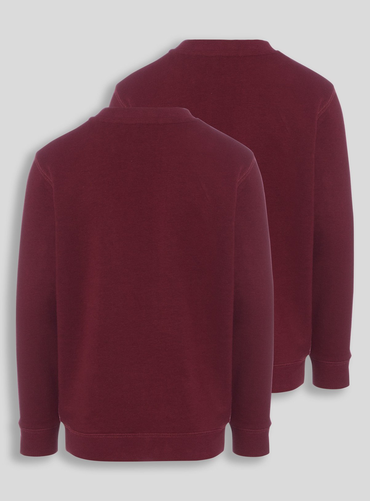 Dark Red Crew Neck Sweatshirt 2 Pack Review